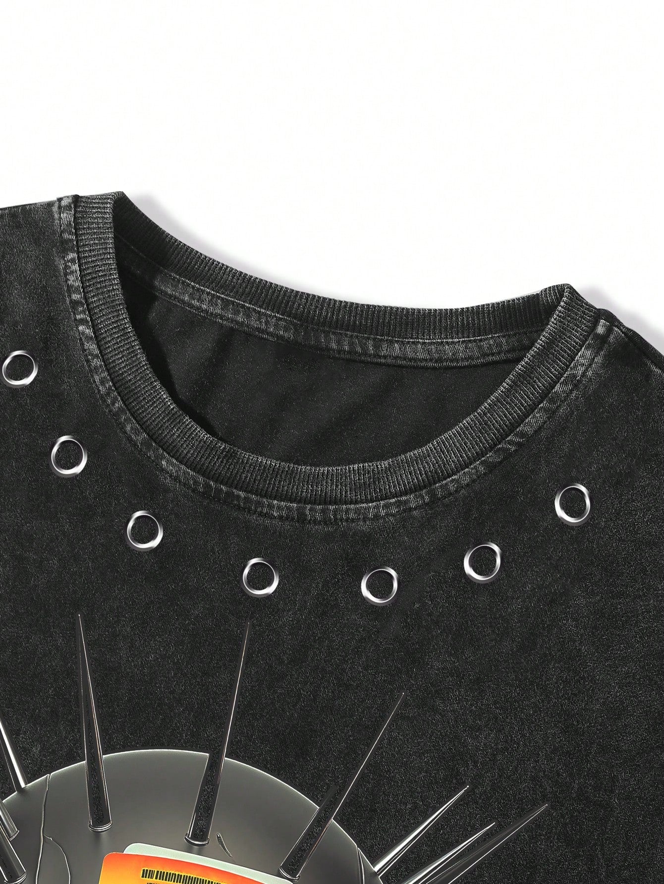 Men's 3D Figure Printed Crew Neck T-Shirt