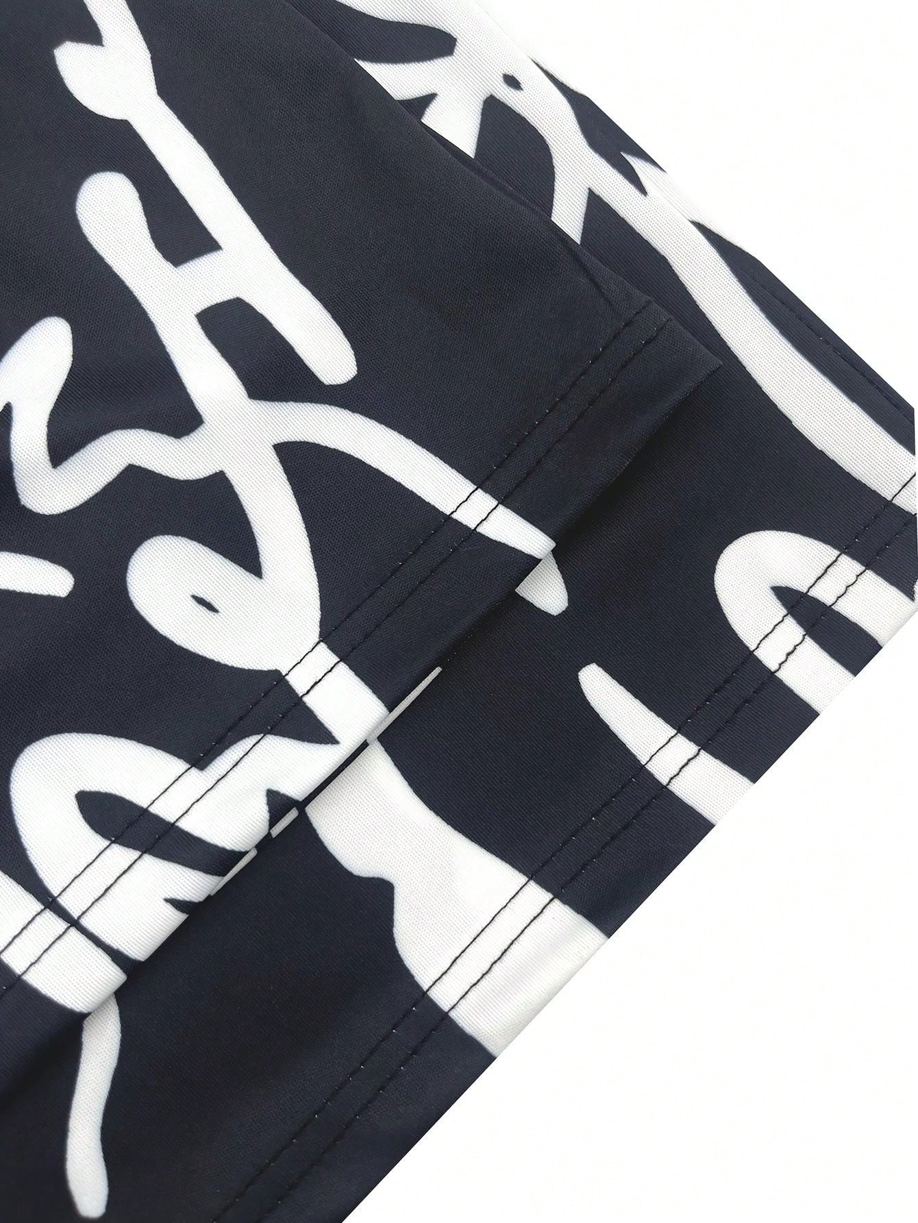Vibrant Mens Hawaiian Drawstring Pants - Comfortable, Relaxed Fit, Geometric Pattern, Fancy Prints, Perfect For Summer Vacation, Casual Wear, And Beach Activities