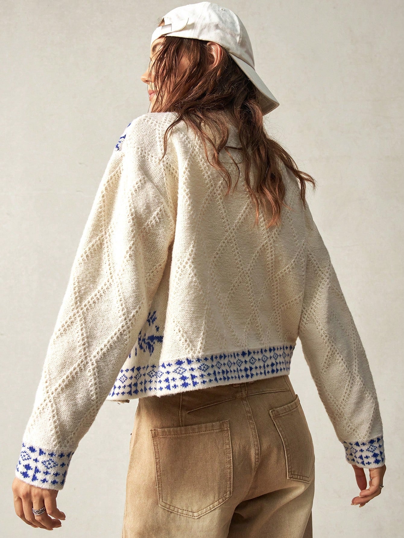 Lust Ladies Vacation Cardigan Turtleneck Sweater