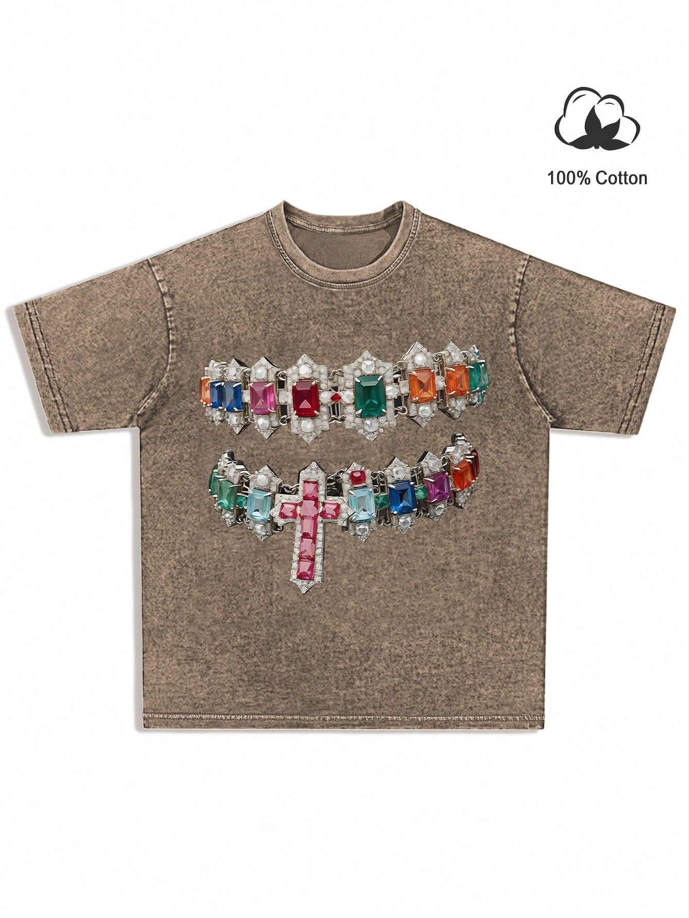 Men's Short Sleeve jewelry T-Shirt